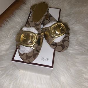 Coach sandals. New in box